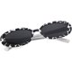 thumbnail image 1 of Gafas de sol de montura pequeña de color vaca a la moda, gafas de sol ovaladas de lunares de color, 1 of 1