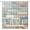 Blue White, variant on Rustic Lake Cabin Shower Curtain Relax Inspirational Quotes Motivation Words Vintage Wooden Board Barn Door Plank Farmhouse Country Lodge Camping Decor Fabric Bath Curtain with Hook