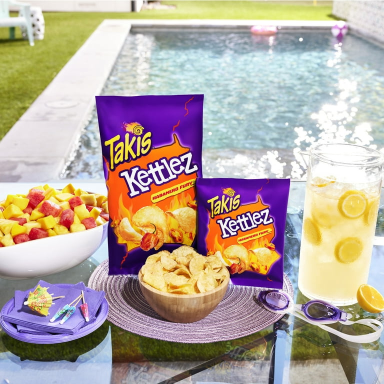 Takis Habanero Fury Kettle-Cooked Crunchy 8 oz Sharing Size Potato