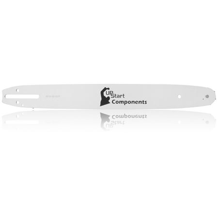 

Replacement 16 Single Rivet Chainsaw Guide Bar for John Deere CS36 Chainsaw (16 Length 3/8 Pitch 0.050 Gauge 56 Drive Links 7 Sprocket Nose Tooth)