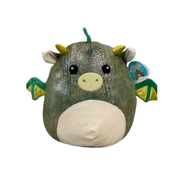 Squishmallows Official Kellytoy 16 Inch Soft Plush Squishy Toy Animals (Marty Green Dragon Exclusive)