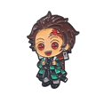 thumbnail image 1 of Demon Slayer Animation Game Peripheral Toys Tanjirou Nezuko Metal Brooch Badge Q-Version Decorations Anime Action Collection, 1 of 5