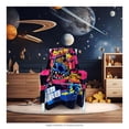 thumbnail image 2 of Frazada Providencia Stitch Galaxia de 127x152cm Negro, 2 of 4