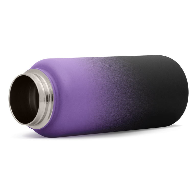 BOTTLE BOTTLE 40oz Insulated Water Bottle with Straw Sport Stainless Steel  Water Bottle with Handle Lid Outdoor Sports Bottle for Pills (purple)