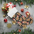 thumbnail image 6 of Ryvnso Christmas Stockings Gingerbread Man Christmas 17.7" Large Stocking Decoration 2 Pack, 6 of 7