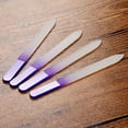 thumbnail image 2 of 4 Pcs Glass Nail Files For Natural Nails And Acrylic Nail Filer, Nail Care Tools Of Crystal Files, Double Sided Fingernail File For Manicure, 2 of 5