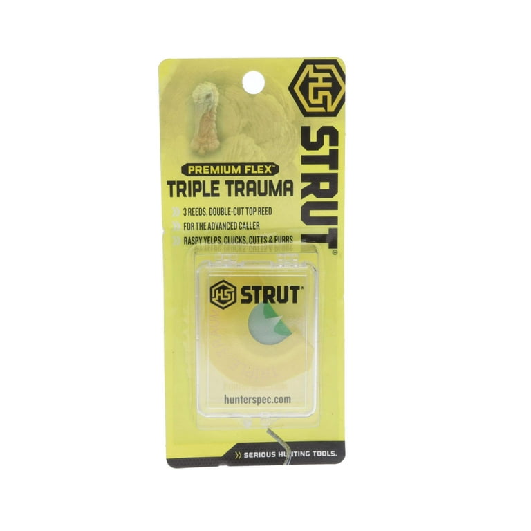 H.S. Strut Triple Trauma Turkey Diaphragm Call with 3 Ultra-Thin