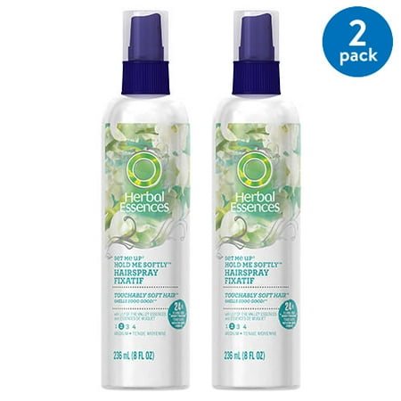 Purse Spray Essence - Herbal Essences Set Me Up Hold Me Softly Non-Aerosol Hairspray, 8 Fl Oz, Pack of 2