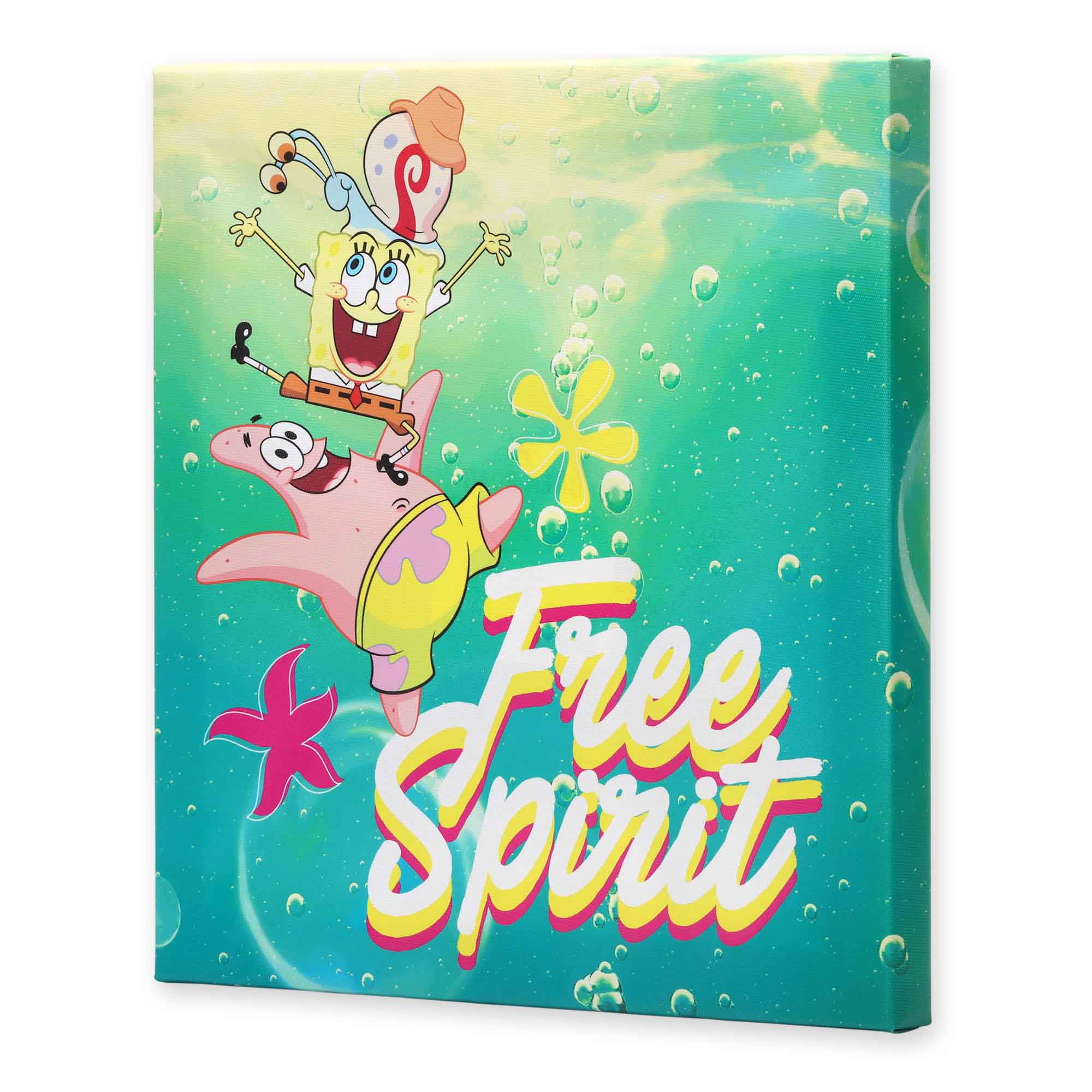 Nickelodeon Spongebob Squarepants, Patrick & Gary Canvas Wall Decor