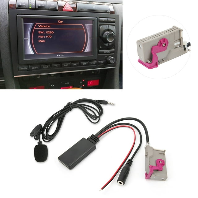 5.0 AUX Cable, Audio Adapter Fidelity Data Transmission Replacement for RNS-E Headunit for Car