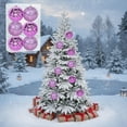 thumbnail image 6 of NWOKYZGH 6Pcs Large Christmas Ball Ornaments, Shatterproof Plastic Decorative Hanging Mercury Ornaments Ball for Xmas Holiday Party Decorations, 6 of 6