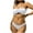 White, variant on Bixock Swimsuit for Women,Bikinis Sets for Women,Women's Swimsuit Solid Color Bikini with Padded Bra No Underwire 2 Piece Swimwear Set