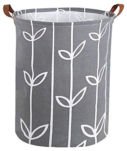 Grey Arrows HIYAGON Large Storage Baskets,Waterproof Laundry Baskets,Collapsible Canvas Basket for Storage Bin for Kids Room,Toy Organizer,Home Decor,Baby Hamper 