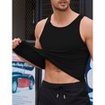 thumbnail image 3 of Yesfashion Men's 3 Pack Quick Dry Workout Tank Top Gym Muscle Tee Fitness Bodybuilding Sleeveless T Shirt, 3 of 5