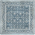 thumbnail image 3 of SAFAVIEH Brentwood Gillian Floral Area Rug, Navy/Light Gray, 5' x 5' Square, 3 of 12