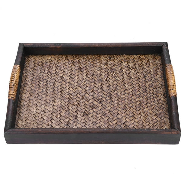 Bandeja Grande De Madera Para Servir De 16 X 10 Pulgadas Con Divisores, Plato De Frutas Para Fiestas, Bandejas De Alimentos Para Verduras, Galletas, Bandeja Dividida De Salsa De Queso, Plato