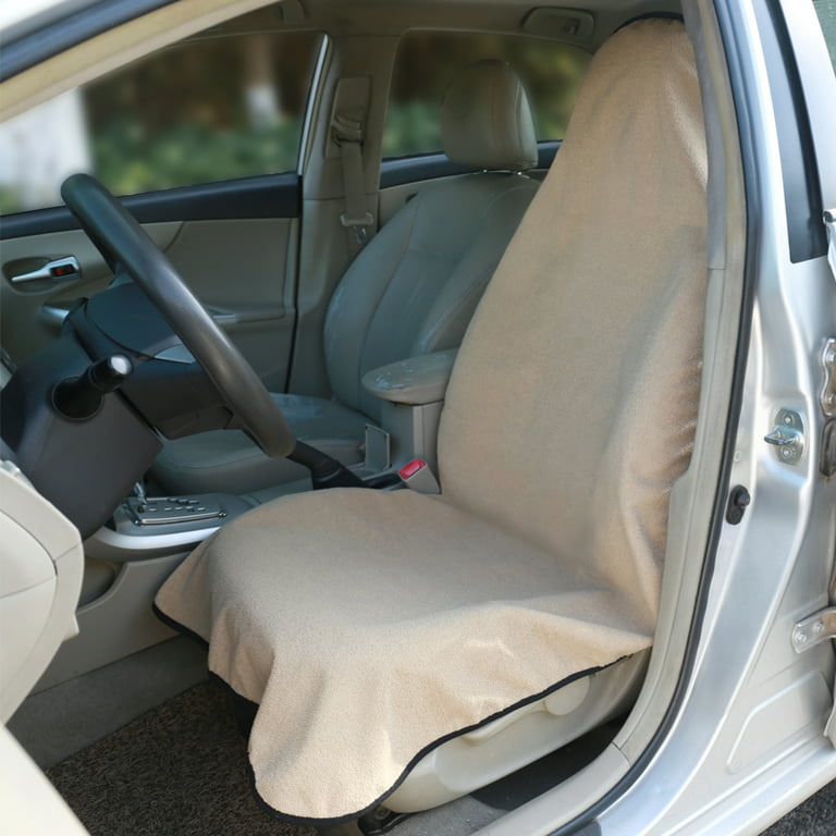 CareActive 0227MV-0-TAN Seat Riser-Velour Cover-Memory Foam-Tan