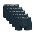 thumbnail image 1 of FILA Calzoncillos de hombre, paquete de 5 - cintura con logo, urbano, algodón stretch, liso Azul L (Large), 1 of 3
