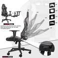 thumbnail image 5 of Flight Racing Simulator Gaming Chair Rotatable Lifting with Waist Pillow Headrest Pulley, Racing Seats, Flight Stand Hard High Back Reclining Gamer Office Chair, 5 of 6
