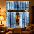 thumbnail image 4 of Three Piece Kitchen Curtain Set, Light Filtering Cafe Curtains With Valance For Basement Bathroom Small Windows Farmhouse Home Decoration And Privacy, 4 of 7