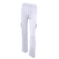 thumbnail image 4 of frariair Womens Yoga Pants with Pockets Plus Size Flare Leg Leggings Stretchy High Waisted Bootcut Wide Leg Yoga Pant White 1 PC, 4 of 6