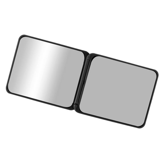 Vocoste 1 Pc Women Square Compact Mirror Cosmetic Mirror for Travel Vacation Black Plastic Glass Mirror
