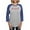 Heather/Blue, variant on CafePress - Sigma Alpha Iota Logo Long Sleeve T Shirt - Womens Baseball Tee