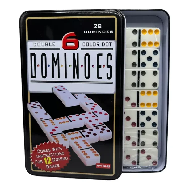 Juego De Mesa Dominó Doble 6 Profesional Con 28 Piezas Caja | Bodega ...