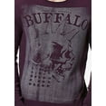 thumbnail image 2 of Buffalo David Bitton Mens Wicrane Print Pullover Sweater, Purple, X-Large, 2 of 2
