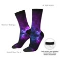thumbnail image 6 of Funny Novelty Colorful Socks Universe Nebula Galaxy Patterned Casual Crew Socks, 6 of 7