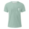 thumbnail image 2 of LUOGENLI T-shirts pour Homme pour Hommes T-Shirt d'Été de Plage Cocotier Décontracté à Manches Courtes avec Col Rond et Manches Courtes 4TG T-shirts pour Hommes T-shirts Graphiques T-shirts Fête de la Saint-Patrick Vert m, 2 of 3