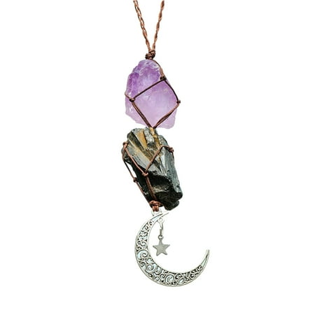 

JPGIF Home Décor Hanging Car Charm Dangling Moon Accessories Rearview Decorations Hanging Ornaments Home Decoration