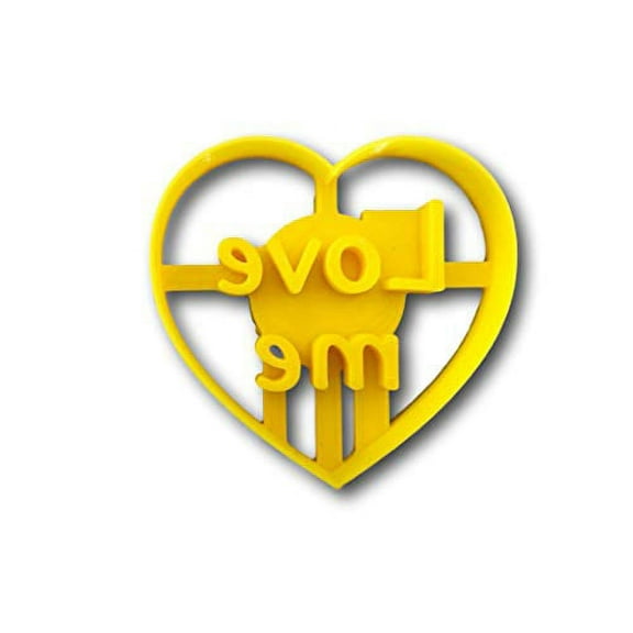 Love me in heart Cookie Cutter- Fast Shipping - Sharp Edges - Exceptional Quality