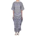thumbnail image 3 of Miss Lavish London Kaftan Dresses for Women,Beach Kaftan Coverups,Hawaiian Coverups for Women,Long Beach & Swimsuit Coverups,Plus Size African Caftan Dress,Moroccan Style Loungewear Black XXL, 3 of 5