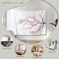 thumbnail image 7 of Pink Cherry Blossom Tapestry for Bedroom Wall Hanging Tapestry, Spring Branches Floral Watercolor Ceiling Backdrop Tapestries Poster Blanket Wall Decor for Teens Room Living Room Dorm 59" x 90", 7 of 7