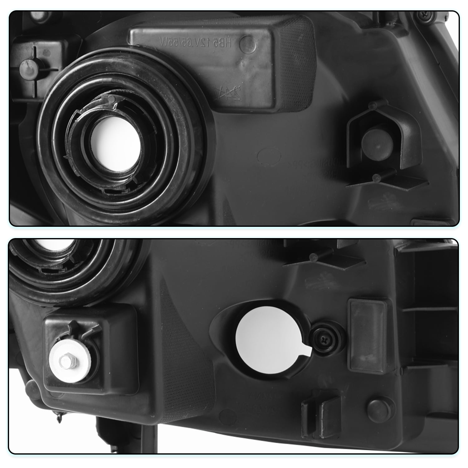BRYGHT-For 2009 2020 2021 Nissan Frontier 4DR Chrome Headlights Headlamps Left & Right