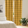 thumbnail image 2 of Ambesonne Kente Pattern Curtains, Folk Zigzag Tile, Pair of 28"x84", Multicolor, 2 of 5