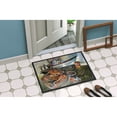 thumbnail image 4 of Carolines Treasures JMK1104MAT Blue Crab Trap Door Mat Indoor Rug or Outdoor Welcome Mat 18x27 Doormat  27"L x 18"W, 4 of 4