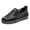 Black, variant on Women's Sparkly Flower Rhinestones Mesh Platform Low Top Fashion Sneakers Summer Fall Stitching Lace Chunky Flat Dress Slip on Walking Shoes for Bride Wedding Black Size 6