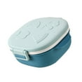 thumbnail image 1 of Walson Lunch Box Home Office School 400ml Stainless Steel Food Container Carrying Containers Meal Preservation Carrier Storage Boxes Blue, 1 of 8