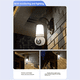 thumbnail image 4 of Cámara de bombilla de 3 MP, bombilla de 360° y cámara 2 en 1, cámara de vigilancia de seguridad con conversación bidireccional Wifi, sin necesidad de cableado para interiores B, 4 of 8