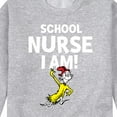 thumbnail image 3 of Dr. Seuss - School Nurse I Am Sam I Am - Men's Crew Neck Fleece Pullover, 3 of 6