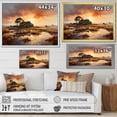 thumbnail image 4 of Designart "Dawn'S Countryside Fusion" Farm Floater Framed Canvas Art Print, 4 of 5