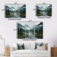thumbnail image 4 of Designart "Veiled Peaks Maple Hush " Landscapes Metal Art Print Set, 4 of 5