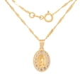 thumbnail image 3 of Cadena Con Medalla Virgen Bautizo ORO 10K SÓLIDO amarillo 00 Casa del Anillo, 3 of 5