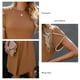 thumbnail image 5 of Vestido de manga corta con ribete de encaje, vestido midi de cuello redondo de verano Vestido de manga corta con cuello redondo Vestido holgado con ribete de encaje Rendimiento potente, 5 of 6