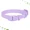 purple, variant on New Macaron Colored PVC Dog Collar Waterproof Dirt Resistant Easy To Clean Pet Collar Adjustable Neck Collar Pet Dog Collar Set