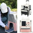 thumbnail image 2 of AOOOWER Luxurious Detachable Pet Strollers Large Folded Pet Bag Cats Travel Carriers Bag, 2 of 21