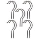 thumbnail image 2 of Ganchos de hierro para colgar ropa, ganchos de Metal resistentes, piezas de repuesto, ganchos para colgar, 10 Uds., 2 of 6