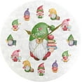thumbnail image 5 of SKYSONIC School Gnomes Wall Clock 10 Inch Silent Non Ticking Round Clock Oil Painting Clock Easy to Read Clock for Living Room Bedroom Bathroom Home Decor, 5 of 7